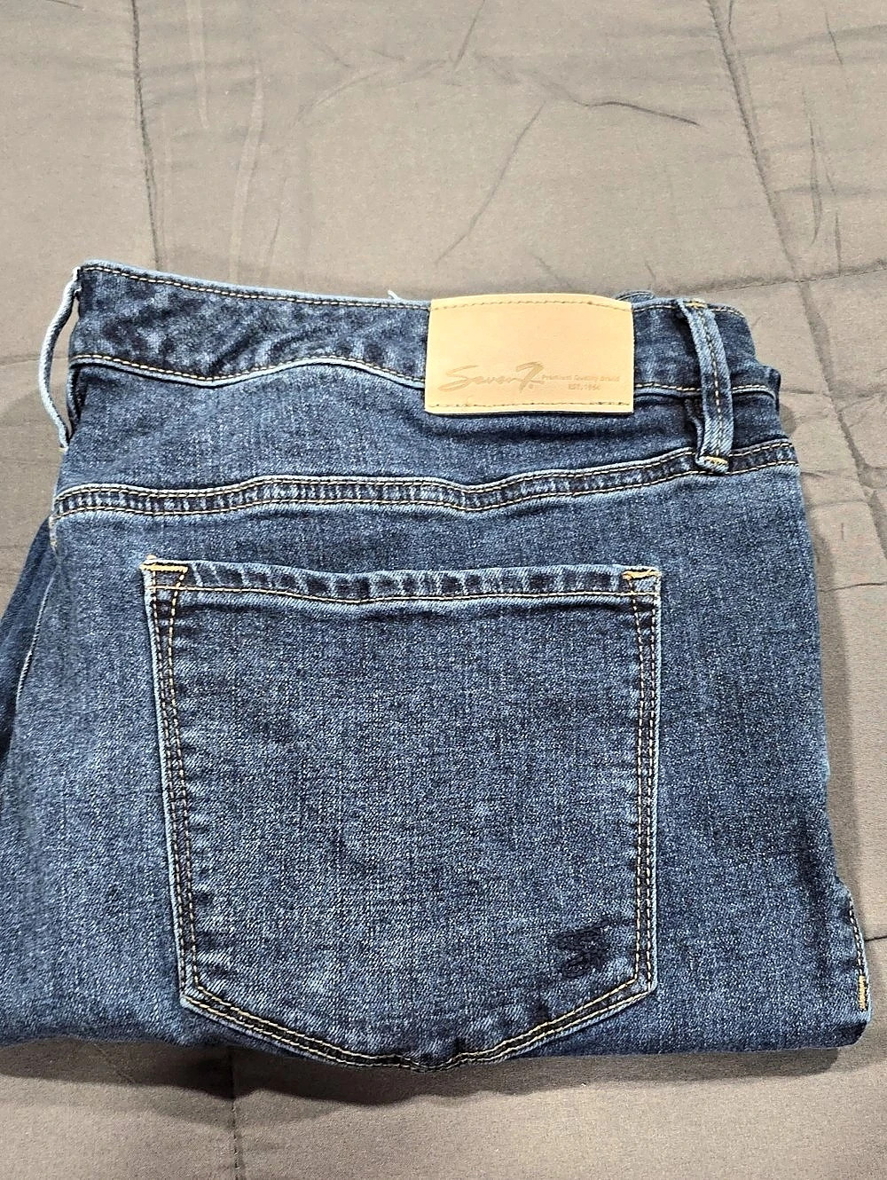 Seven 7 Skinny Jeans in Blue Waist 16 Like New
